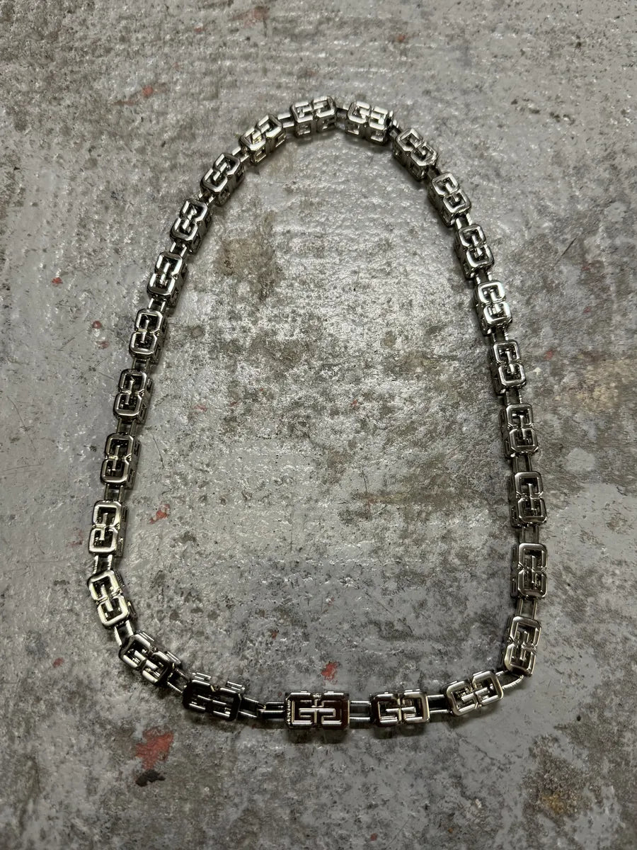Givenchy G Cube Silvery Necklace hSPhJoC 0