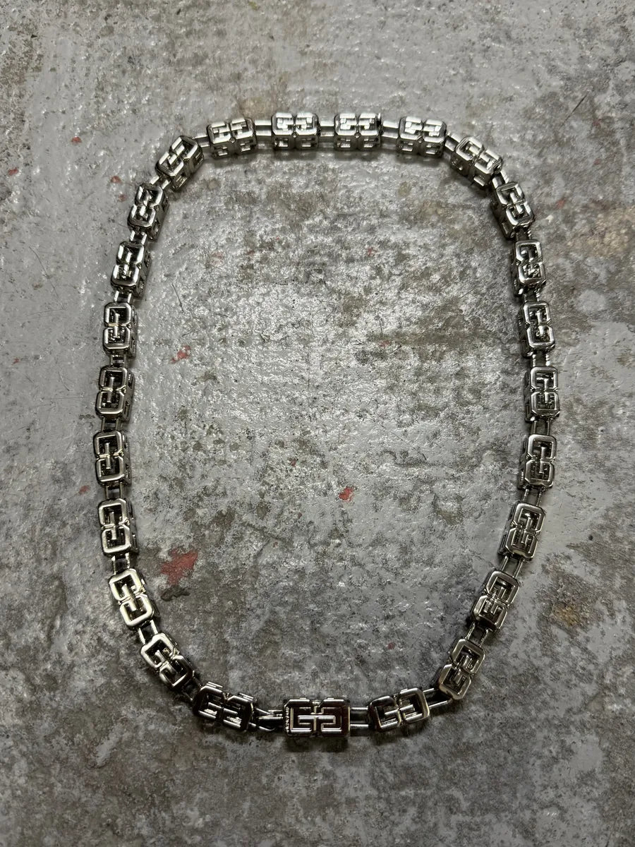Givenchy G Cube Silvery Necklace hSPhJoC 2