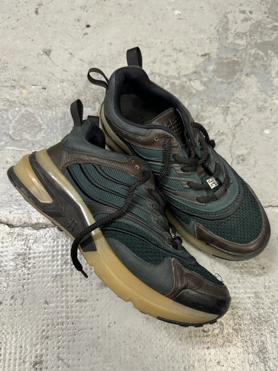Givenchy Giv1 Runner Green & Brown Sneakers TwKWOrq 1