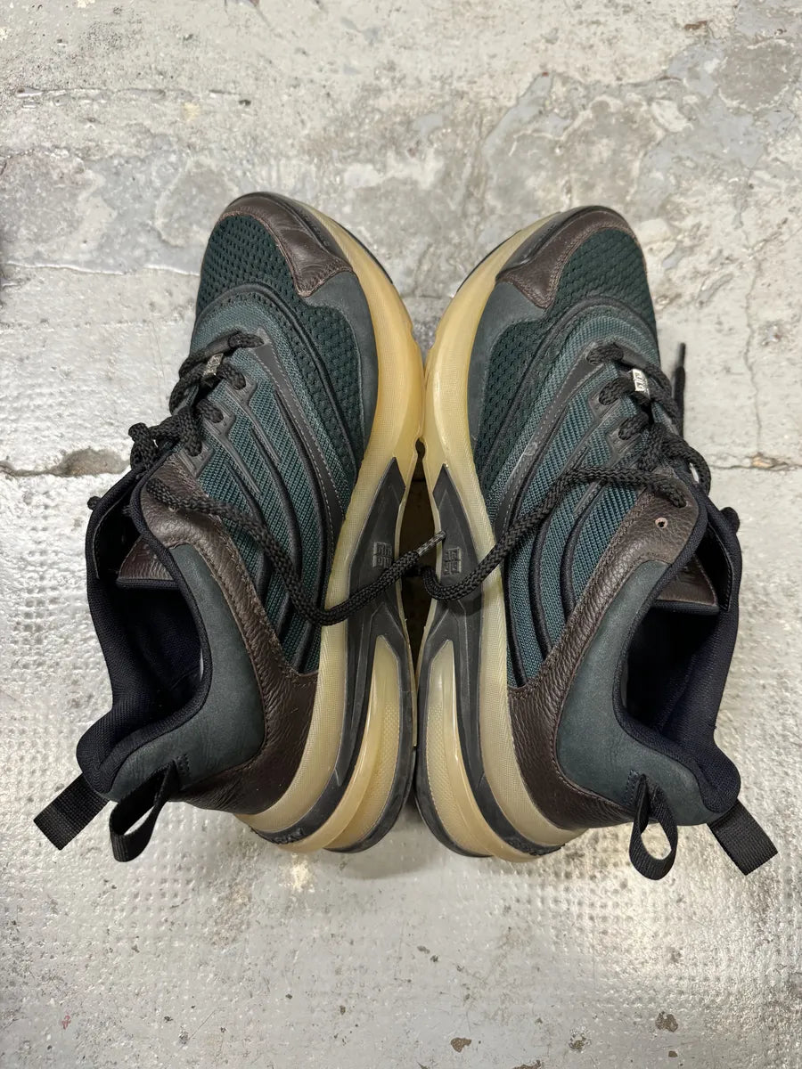 Givenchy Giv1 Runner Green & Brown Sneakers TwKWOrq 2