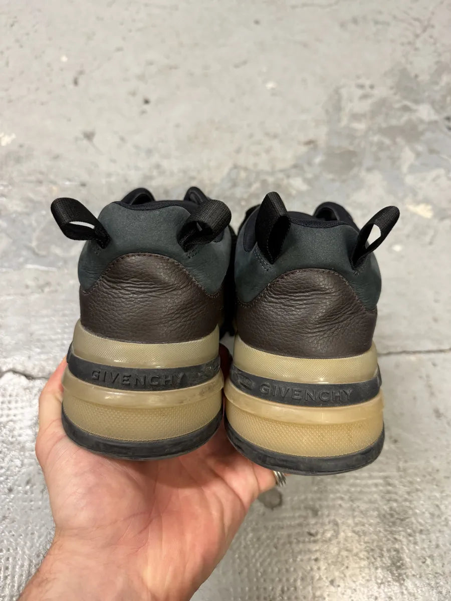 Givenchy Giv1 Runner Green & Brown Sneakers TwKWOrq 3