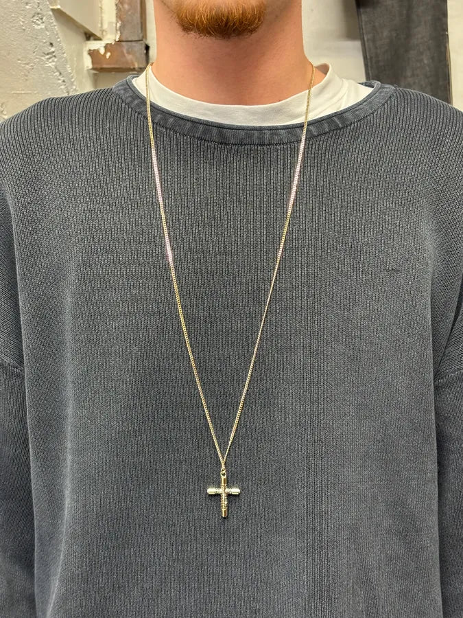 Givenchy Gold Metal Cross Necklace dNlXfxR 1