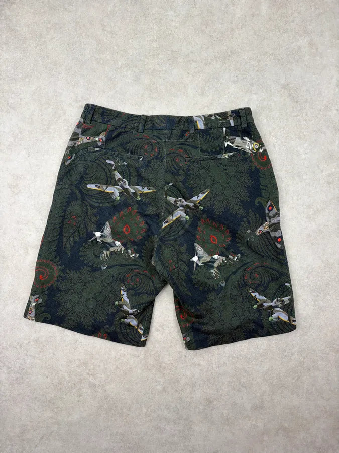 2010s Givenchy Plane Green Abstract Shorts by Riccardo Tisci ocATWqZ 5