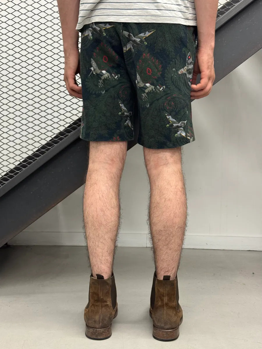 2010s Givenchy Plane Green Abstract Shorts by Riccardo Tisci ocATWqZ 3