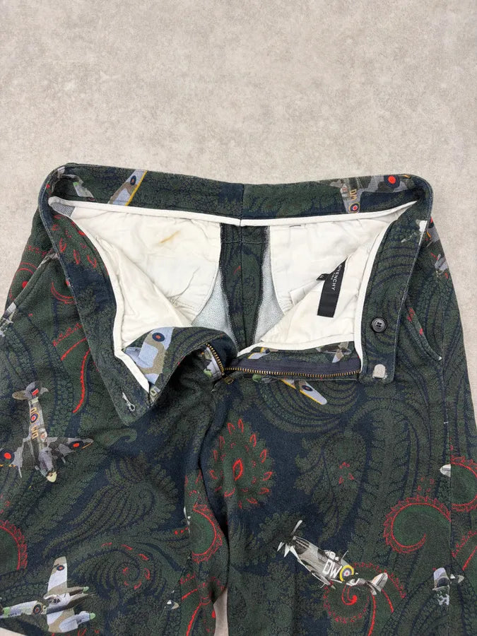 2010s Givenchy Plane Green Abstract Shorts by Riccardo Tisci ocATWqZ 6