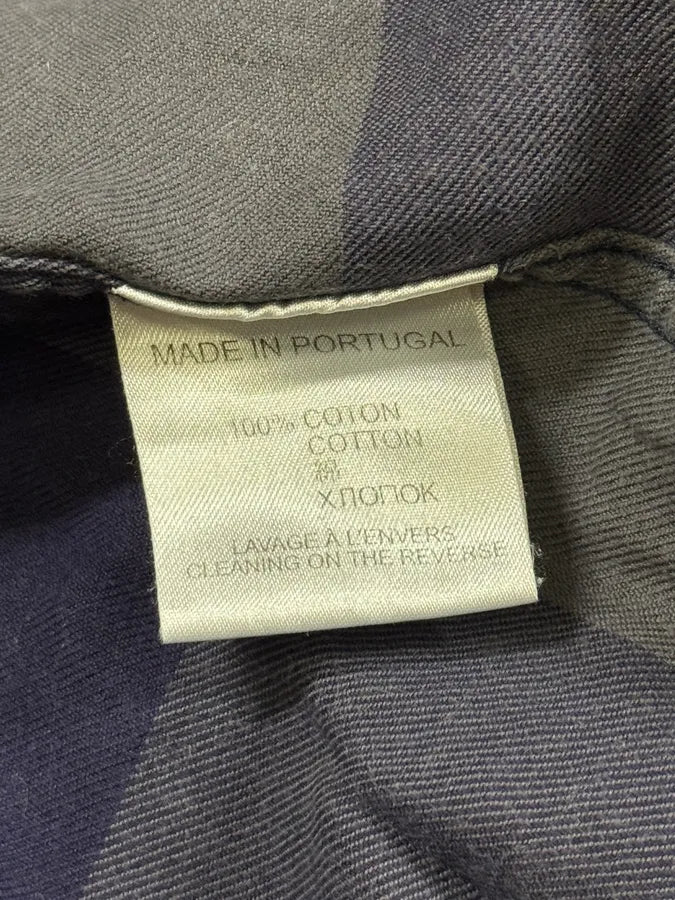 Givenchy Grey & Navy Checkered Shirt DRUNFrR 9