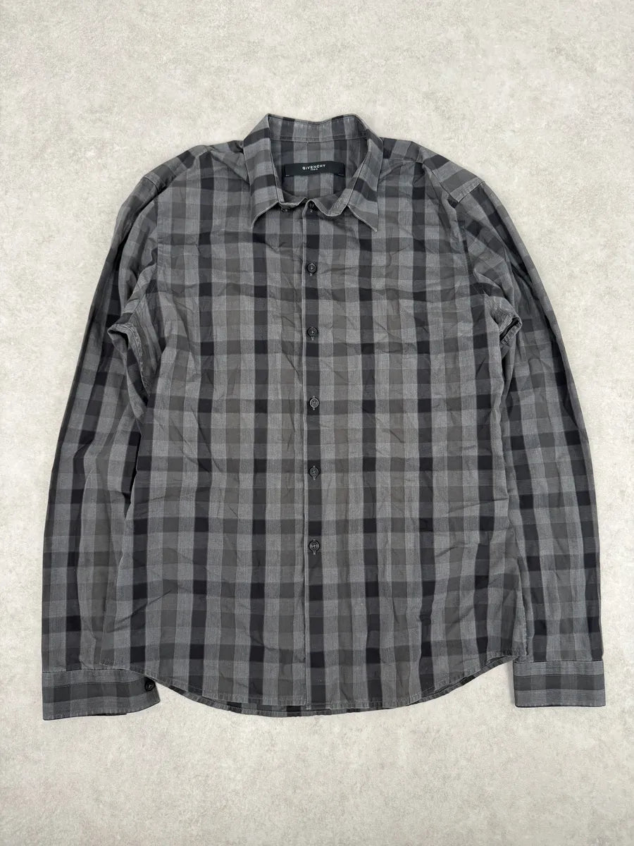 Givenchy Grey Checkered Shadow Shirt LaYQVHI 1
