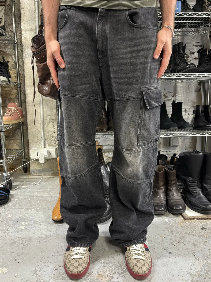 Givenchy Grey Denim Cargo Jeans by Matthew Williams MHpVuVl 0
