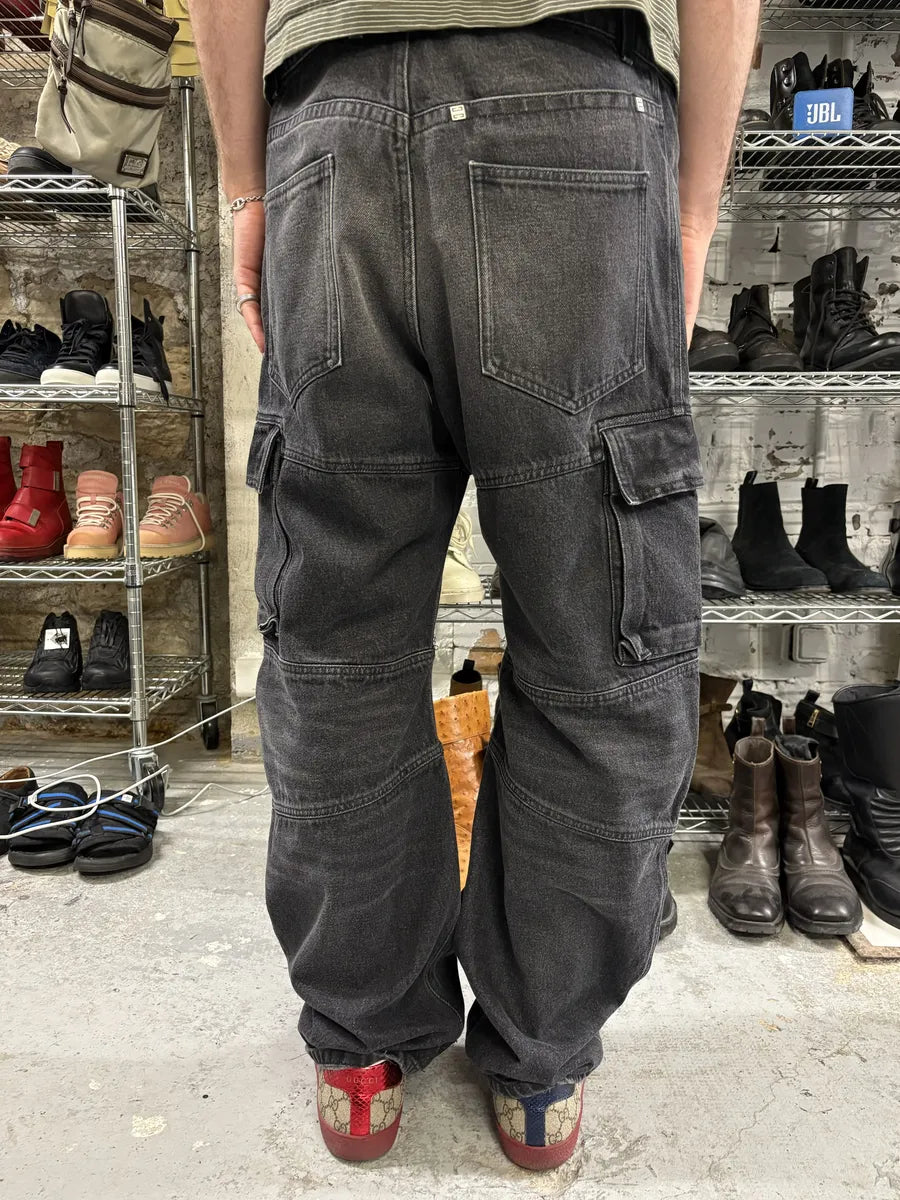 Givenchy Grey Denim Cargo Jeans by Matthew Williams MHpVuVl 2