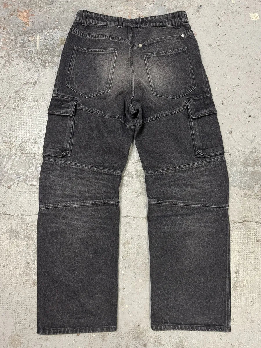 Givenchy Grey Denim Cargo Jeans by Matthew Williams MHpVuVl 4