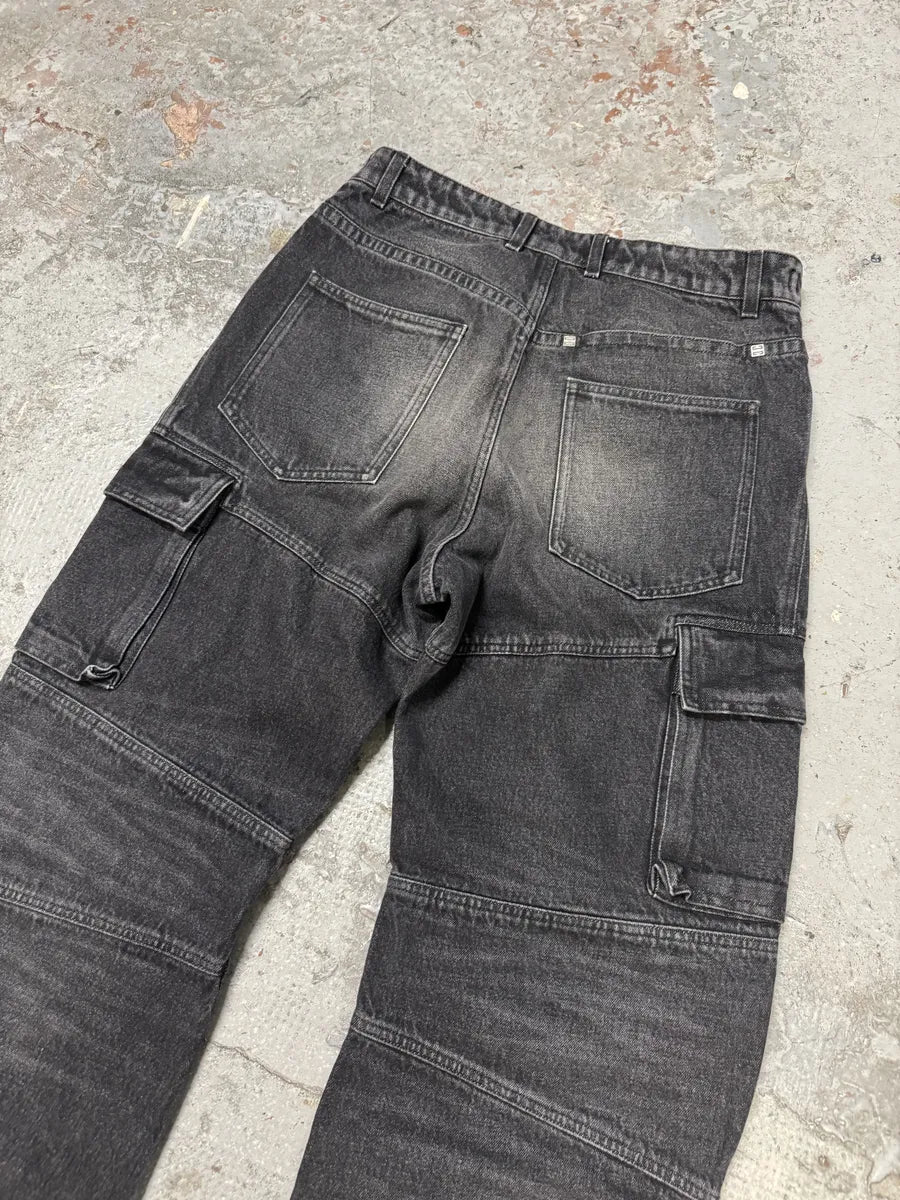 Givenchy Grey Denim Cargo Jeans by Matthew Williams MHpVuVl 6