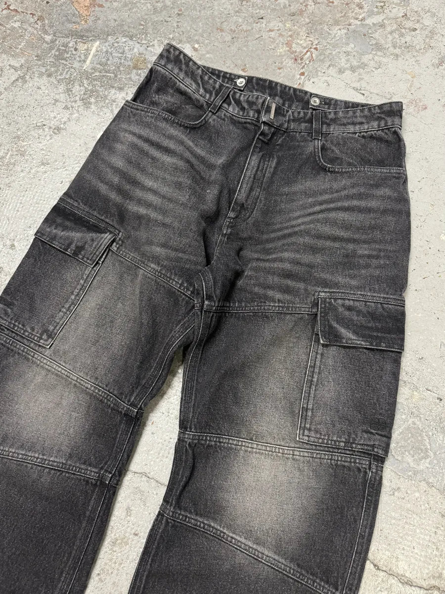 Givenchy Grey Denim Cargo Jeans by Matthew Williams MHpVuVl 8