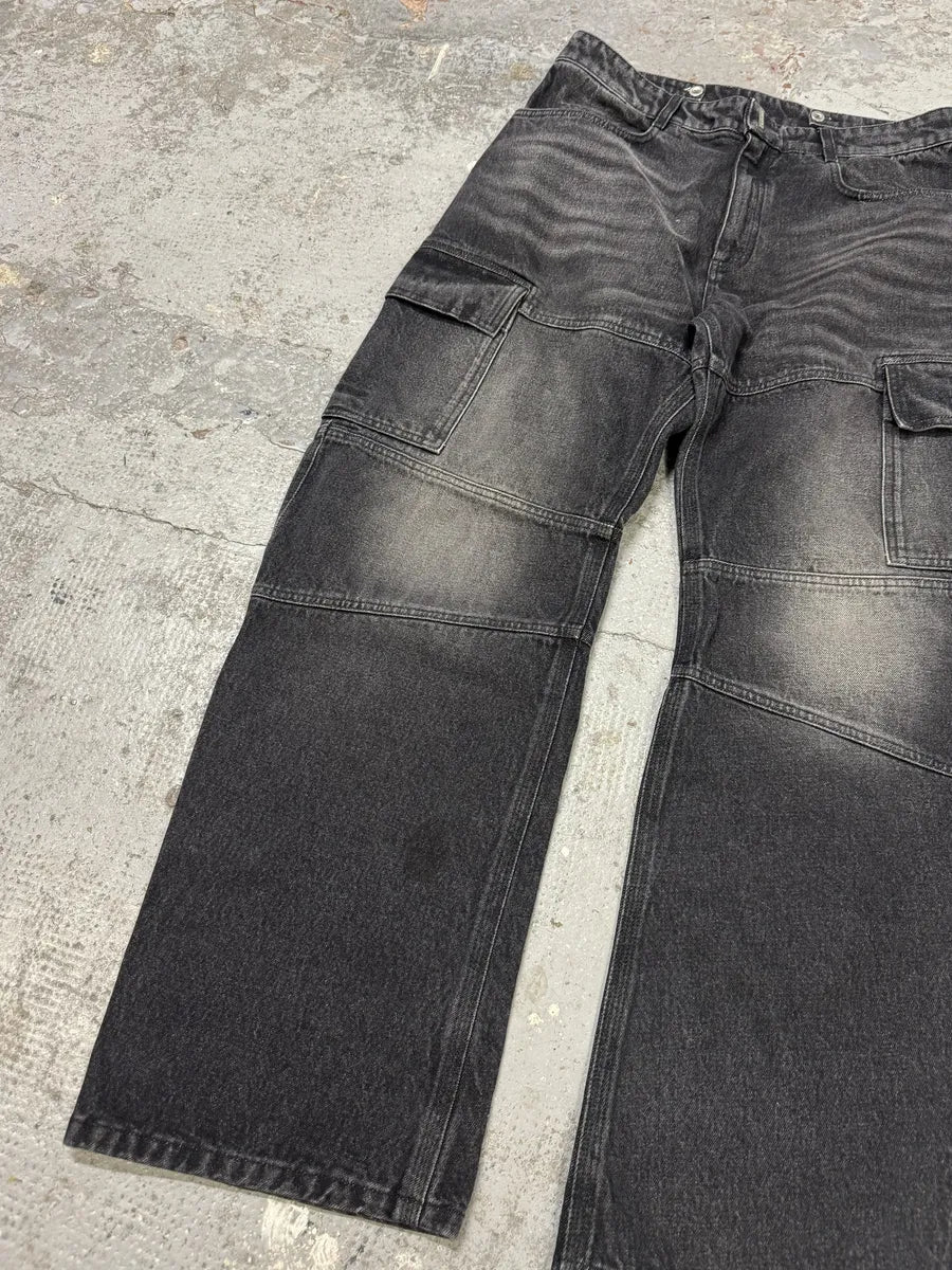 Givenchy Grey Denim Cargo Jeans by Matthew Williams MHpVuVl 9