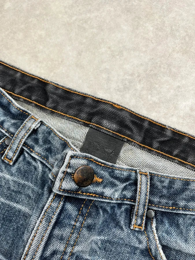 AW2009 Givenchy Blue Slim Denim Jeans mRGbcaA 8