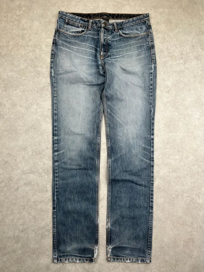 AW2009 Givenchy Blue Slim Denim Jeans mRGbcaA 3