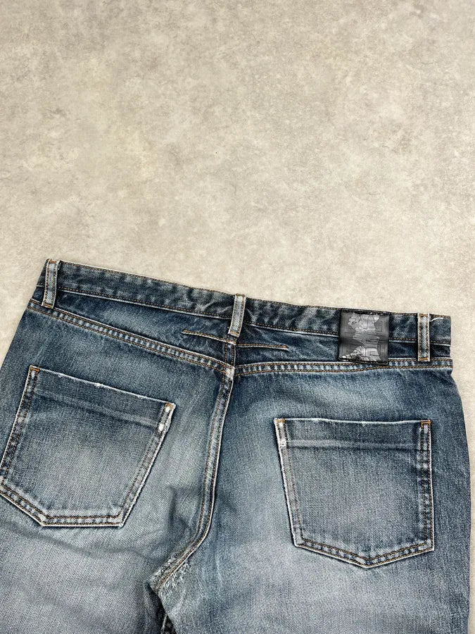 AW2009 Givenchy Blue Slim Denim Jeans mRGbcaA 6