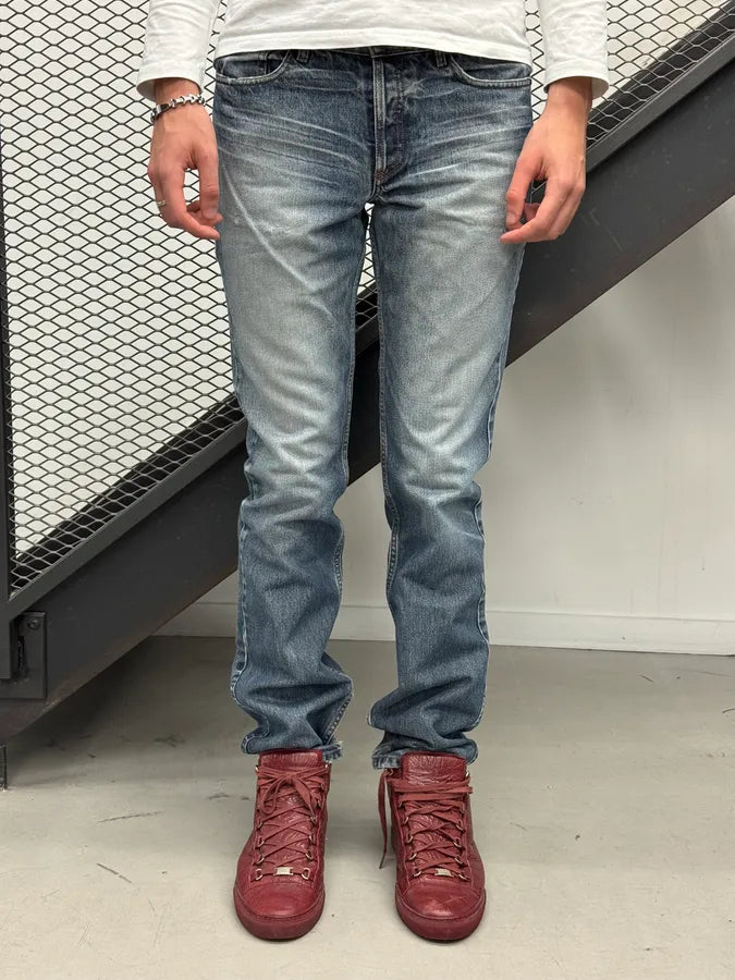 AW2009 Givenchy Blue Slim Denim Jeans mRGbcaA 0