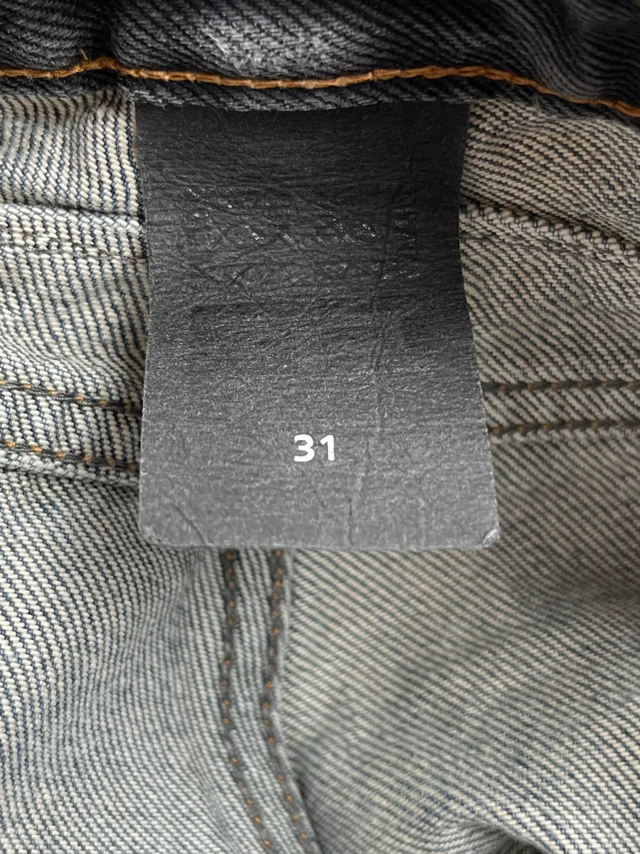 AW2009 Givenchy Blue Slim Denim Jeans mRGbcaA 10