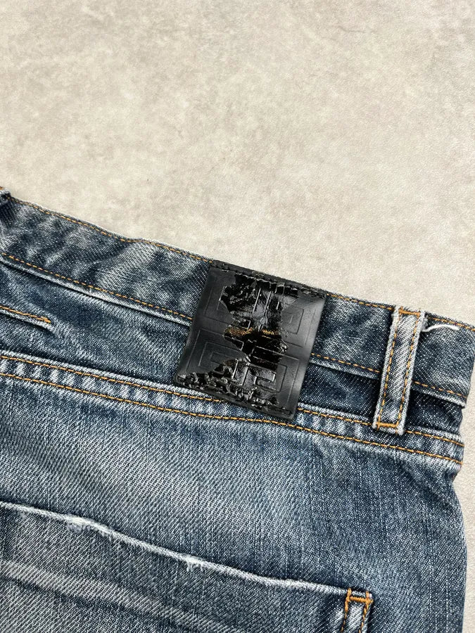 AW2009 Givenchy Blue Slim Denim Jeans mRGbcaA 9