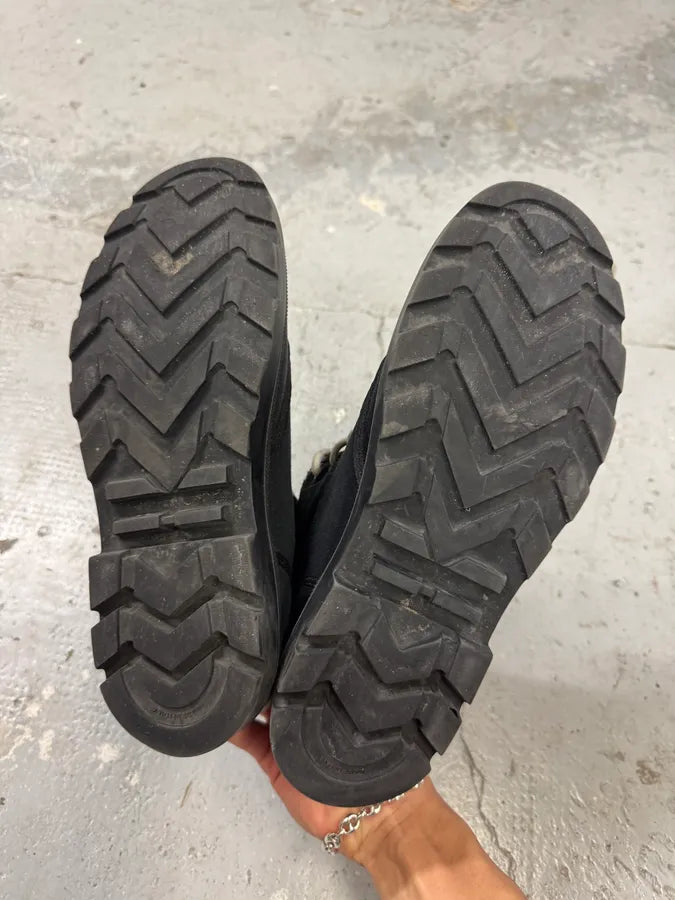 Givenchy High Black Canvas Combat Boots (41.5eu/us8) oLhKMPA 6