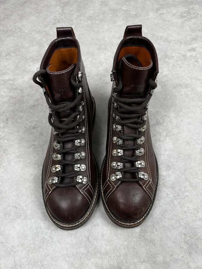 Givenchy Hiking Brown Leather Boots zZulczq 1