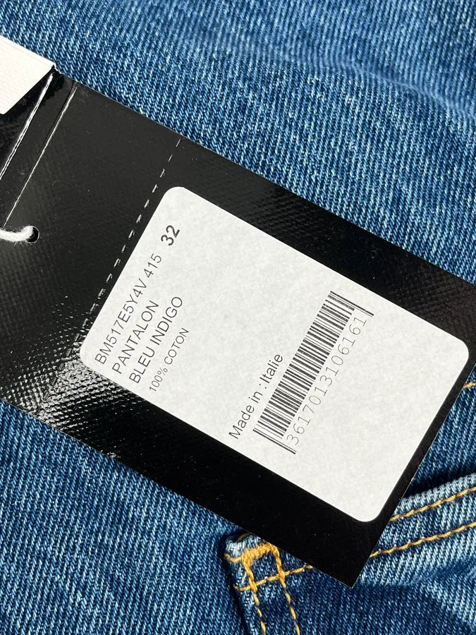 AW2023 Givenchy Indigo Blue Cargo Denim Jeans By Matthew Williams TBqRShG 11
