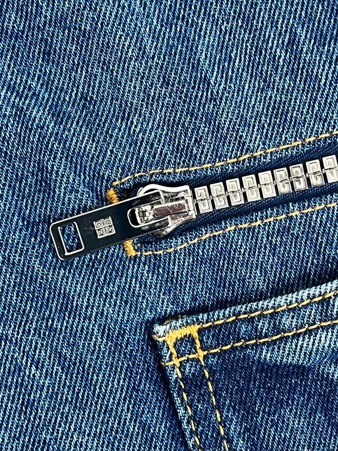 AW2023 Givenchy Indigo Blue Cargo Denim Jeans By Matthew Williams TBqRShG 9