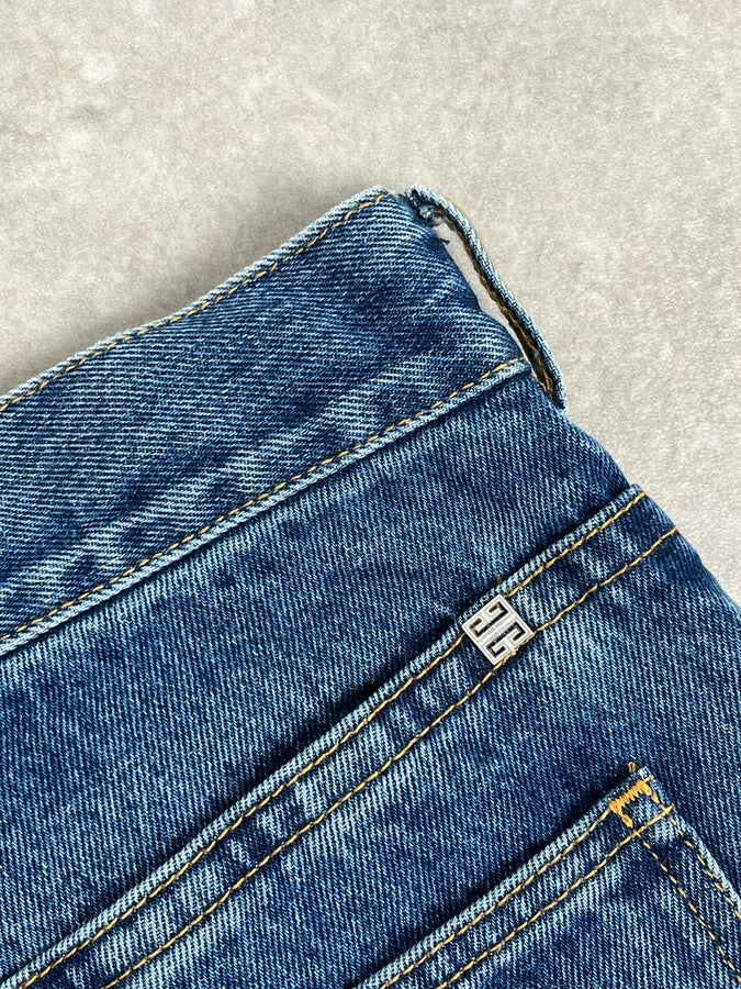 AW2023 Givenchy Indigo Blue Cargo Denim Jeans By Matthew Williams TBqRShG 8