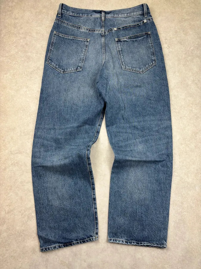 SS2022 Givenchy Loose Blue Denim Jeans omJnjBS 5