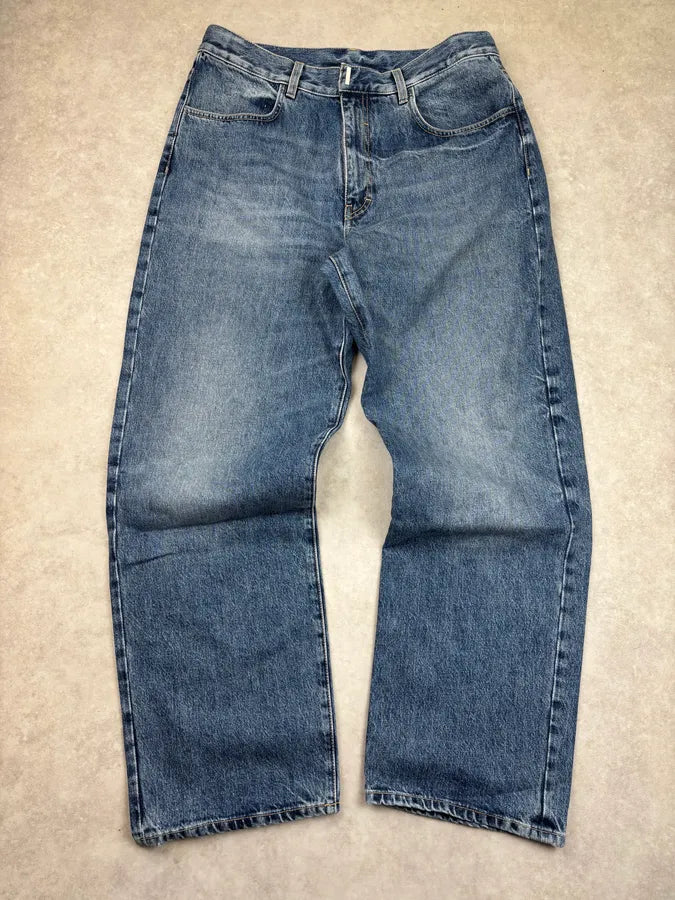 SS2022 Givenchy Loose Blue Denim Jeans omJnjBS 0