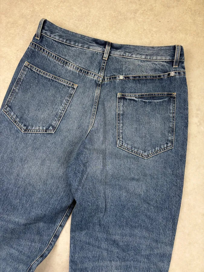 SS2022 Givenchy Loose Blue Denim Jeans omJnjBS 6
