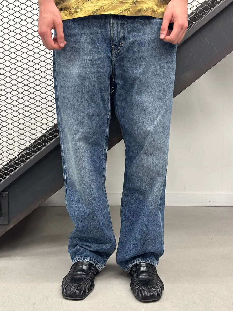 SS2022 Givenchy Loose Blue Denim Jeans omJnjBS 1
