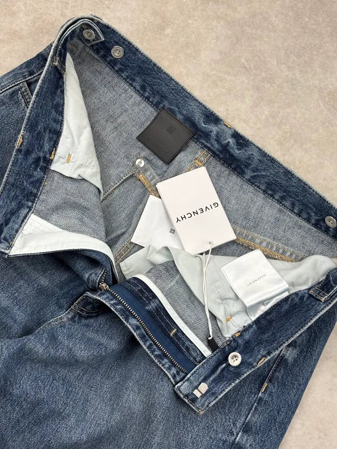 SS2022 Givenchy Loose Blue Denim Jeans omJnjBS 10