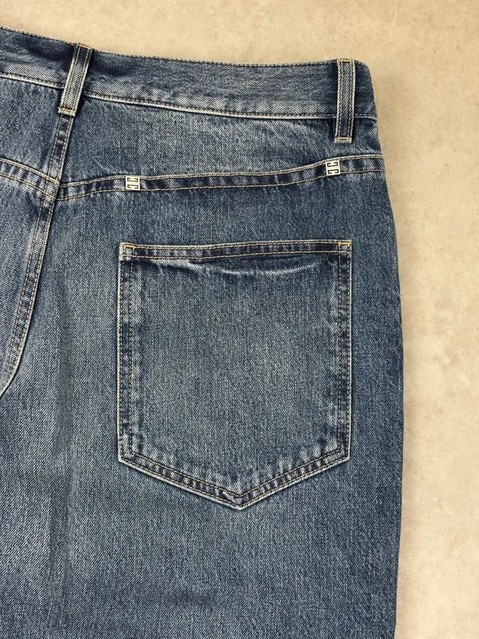 SS2022 Givenchy Loose Blue Denim Jeans omJnjBS 7