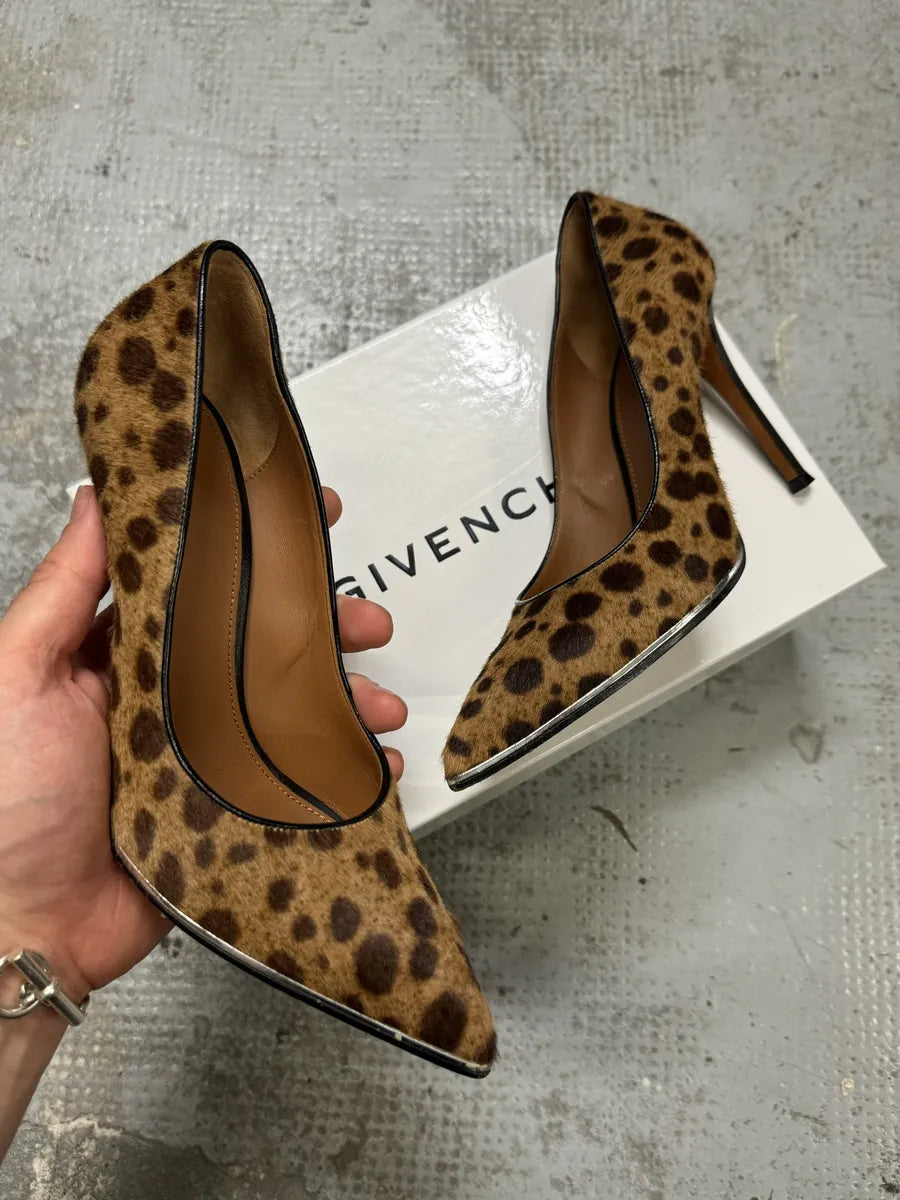 Givenchy Leopard Pony Hair Heel Pumps YFDqoLs 0