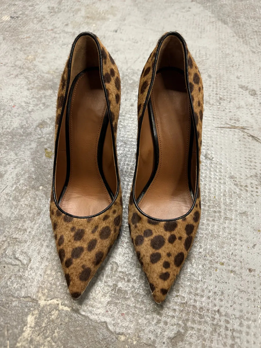 Givenchy Leopard Pony Hair Heel Pumps YFDqoLs 3