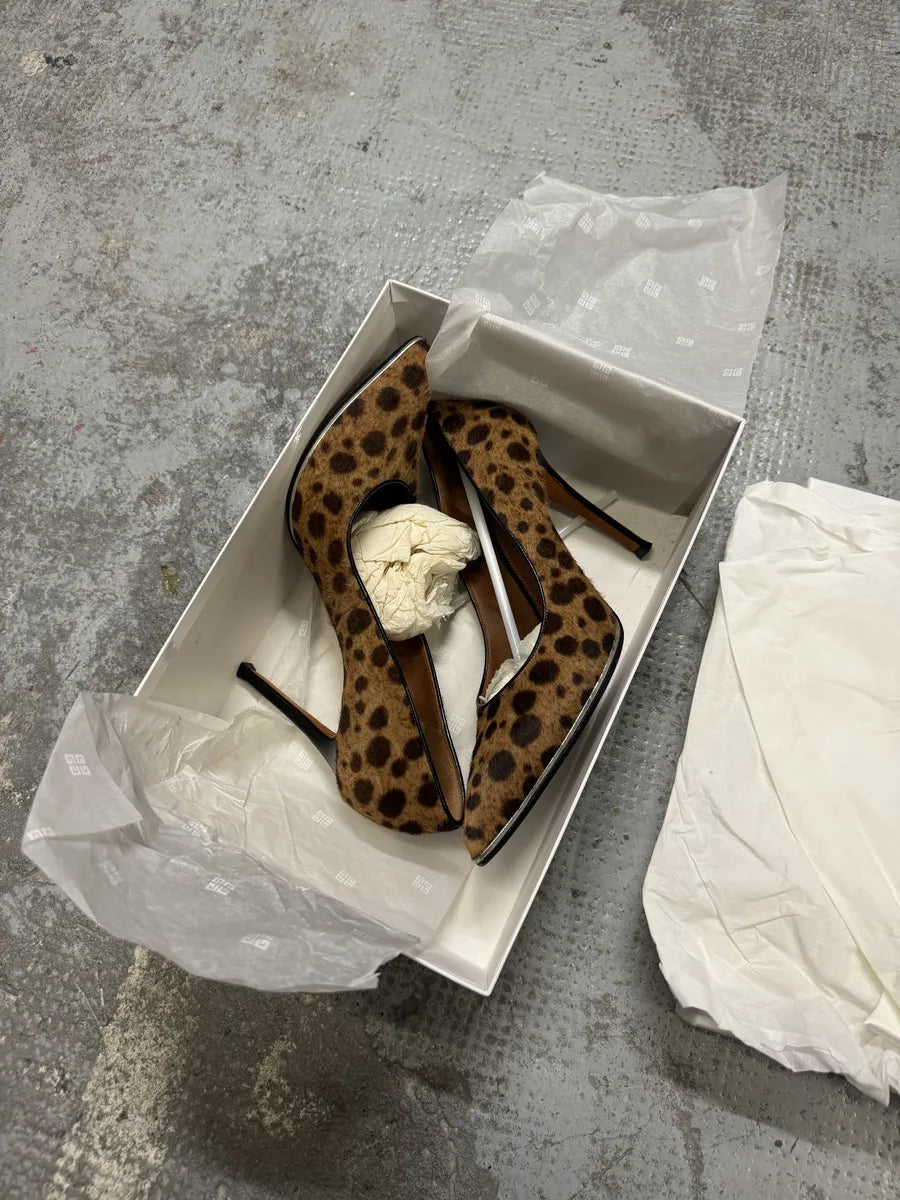 Givenchy Leopard Pony Hair Heel Pumps YFDqoLs 9