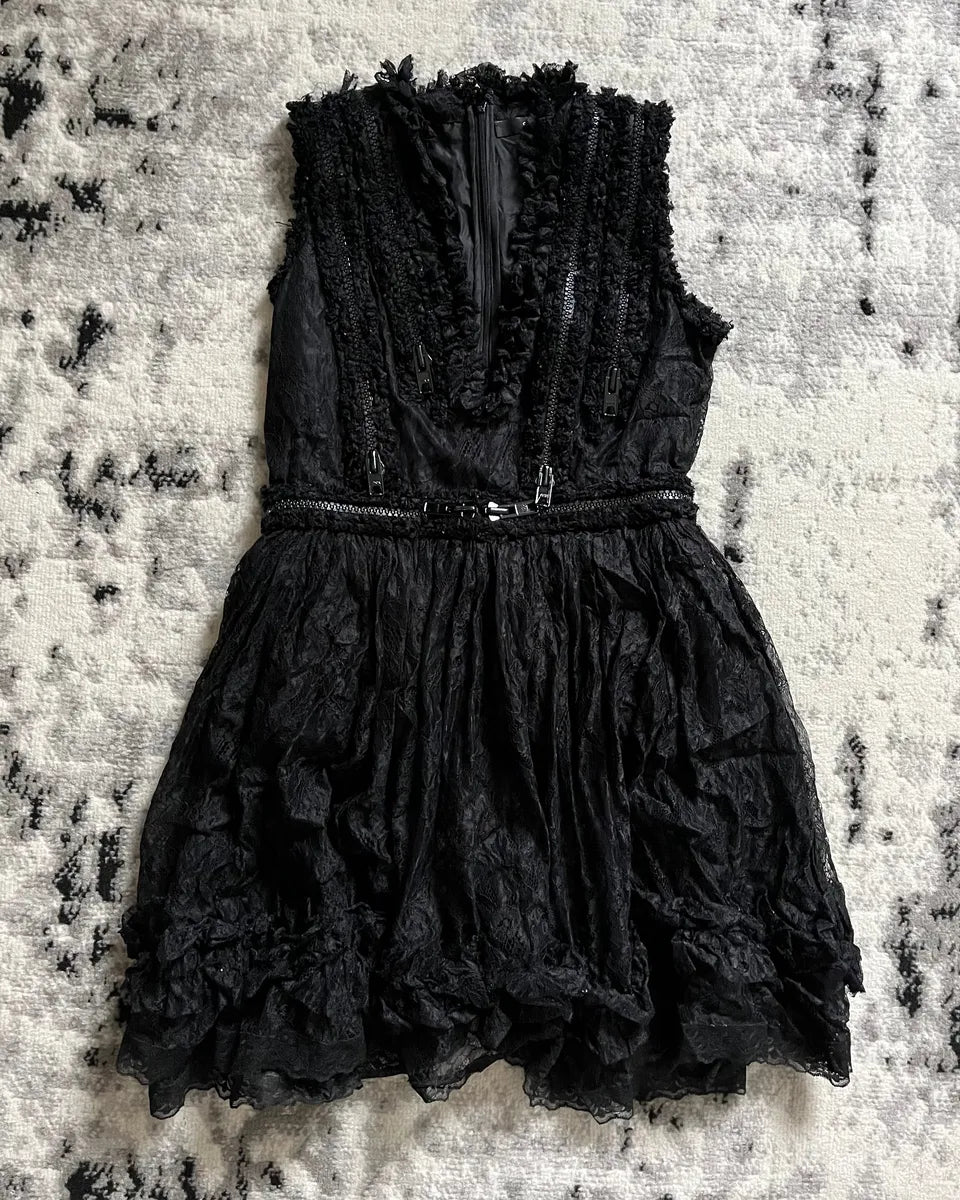 Givenchy Limited Shadow Lace Utility Zippers Dress by Riccardo Tisci ANbVqFQ 0