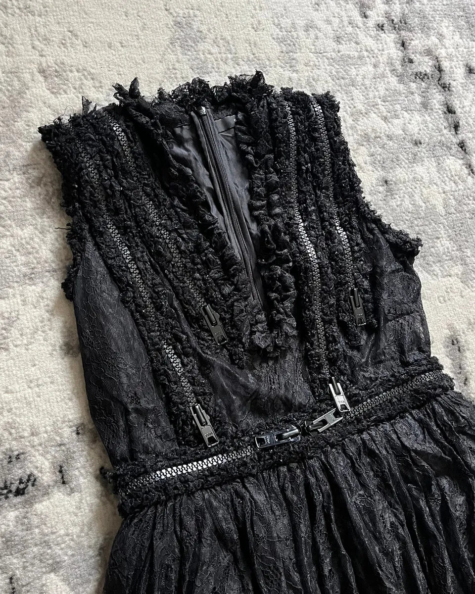 Givenchy Limited Shadow Lace Utility Zippers Dress by Riccardo Tisci ANbVqFQ 4