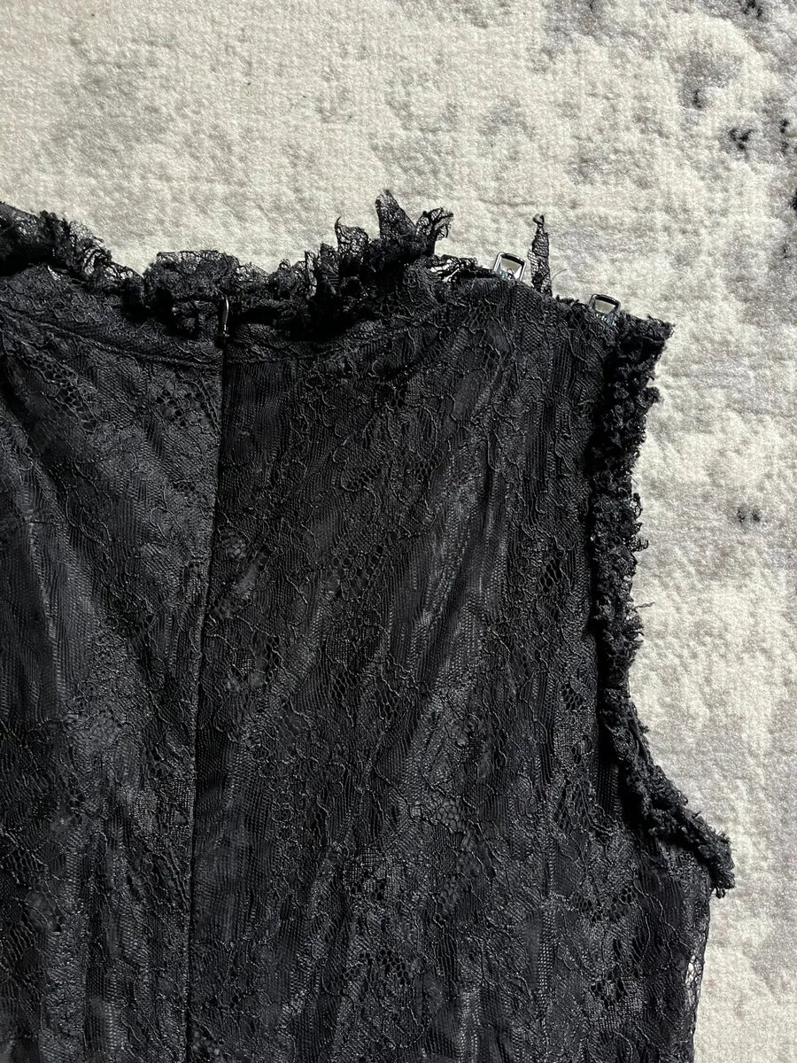 Givenchy Limited Shadow Lace Utility Zippers Dress by Riccardo Tisci ANbVqFQ 7