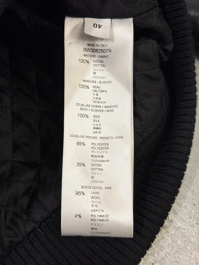 Givenchy Lion Hybrid Buttoned Bomber Leather Jacket pbEicJB 11