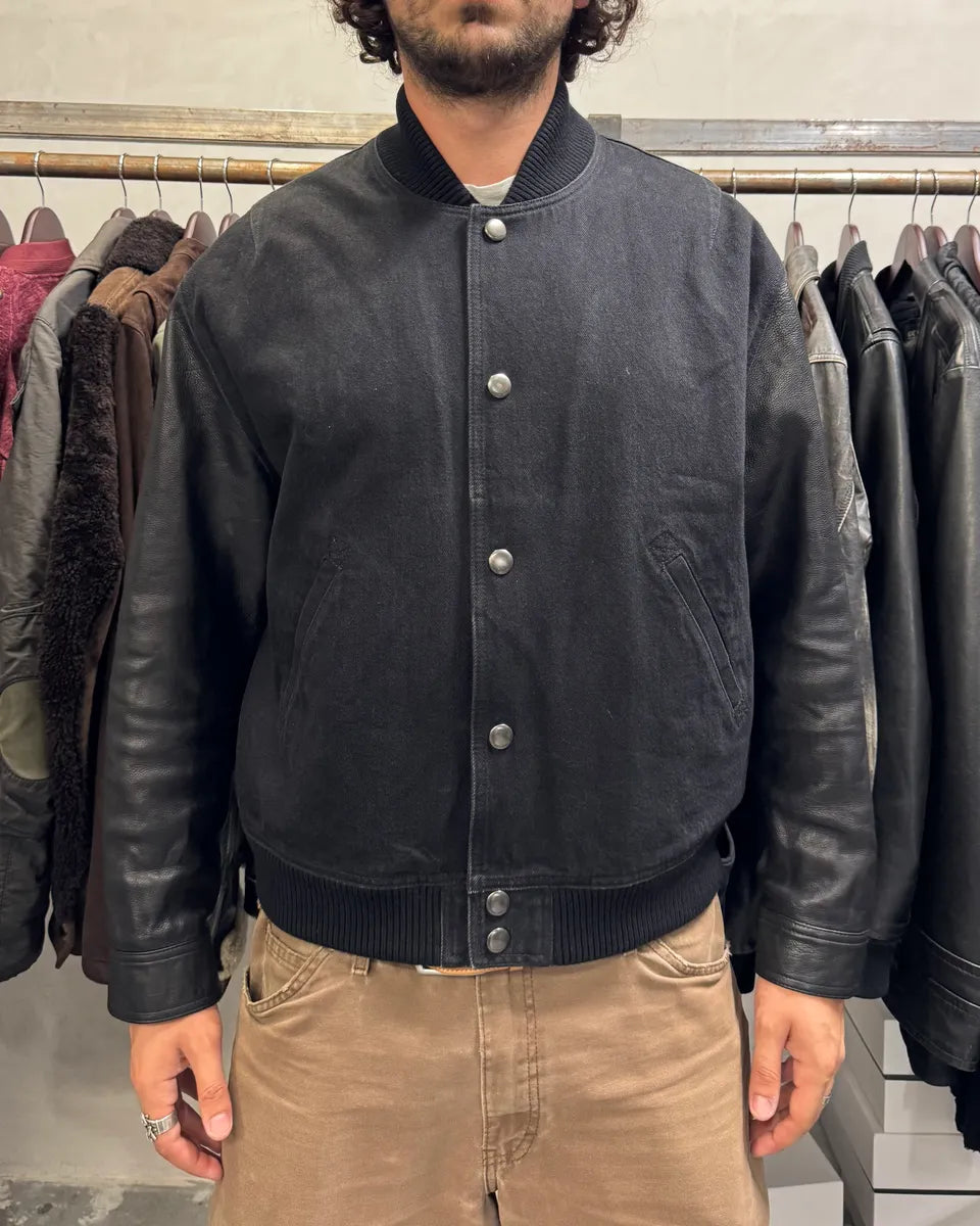 Givenchy Lion Hybrid Buttoned Bomber Leather Jacket pbEicJB 3