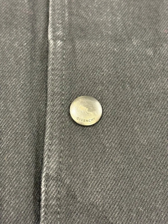 Givenchy Lion Hybrid Buttoned Bomber Leather Jacket pbEicJB 8