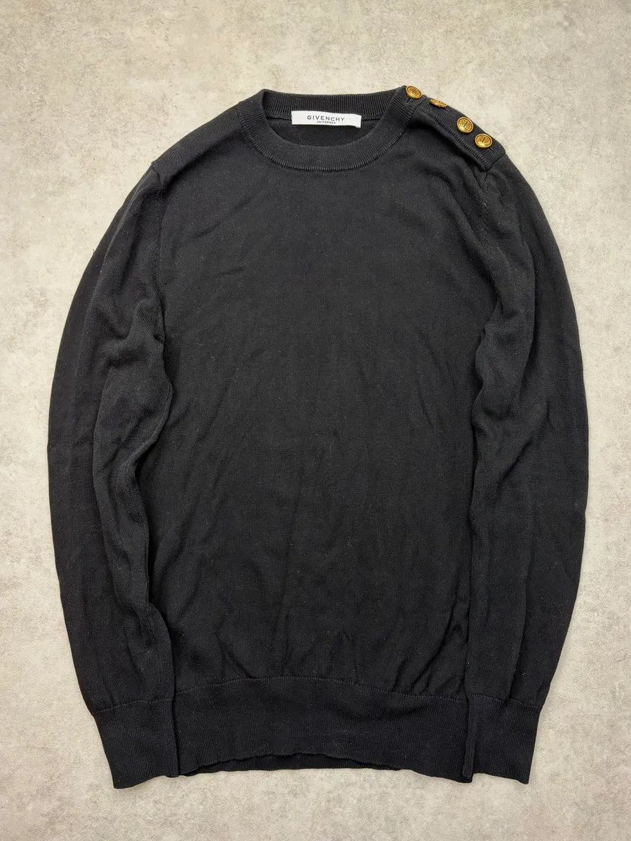 SS2023 Givenchy Signature Black Sweater wGjZJyY 0