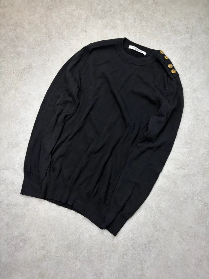 SS2023 Givenchy Signature Black Sweater wGjZJyY 3