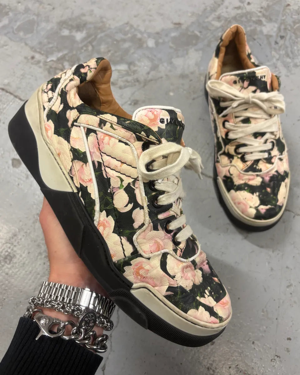2010s Givenchy Tyson Floral Sneakers by Riccardo Tisci AuTNhwQ 0