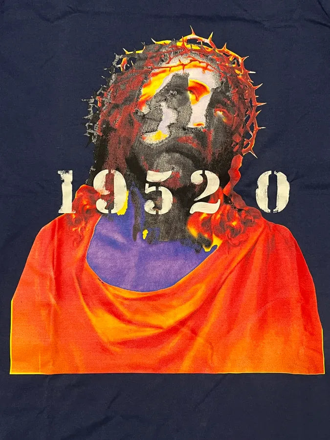 SS2016 Givenchy Navy Jesus T-Shirt by Riccardo Tisci WiCSfSh 3