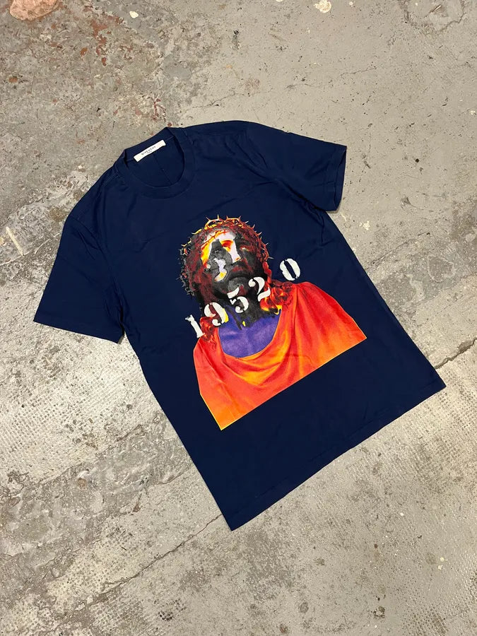 SS2016 Givenchy Navy Jesus T-Shirt by Riccardo Tisci WiCSfSh 4