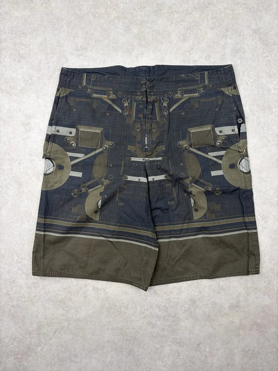SS2014 Givenchy Khaki Avant-Garde Shorts by Riccardo Tisci qeZWYVu 0
