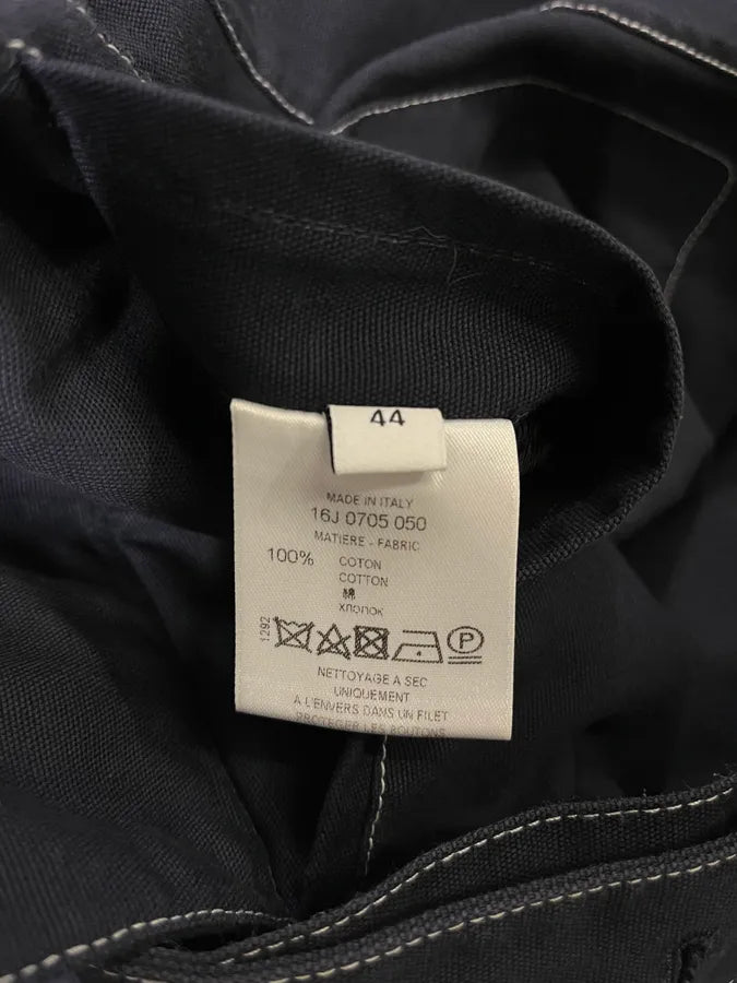 SS2016 Givenchy Navy Trench Long Jacket GhFODGx 8